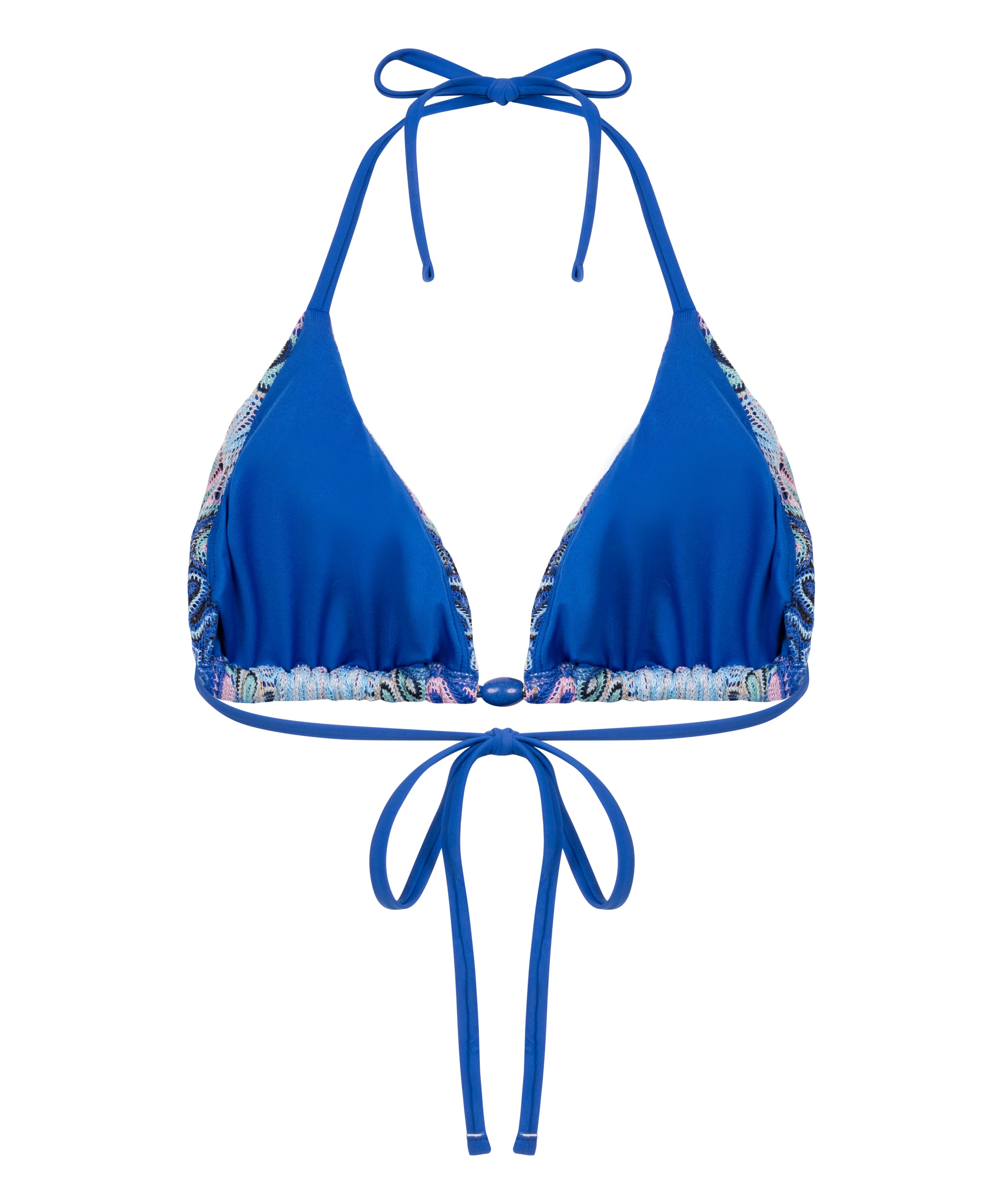Triangel-Bikinioberteil Cali  - Blau