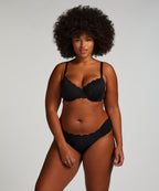 Bikini Slip Rio Scallop  - Schwarz