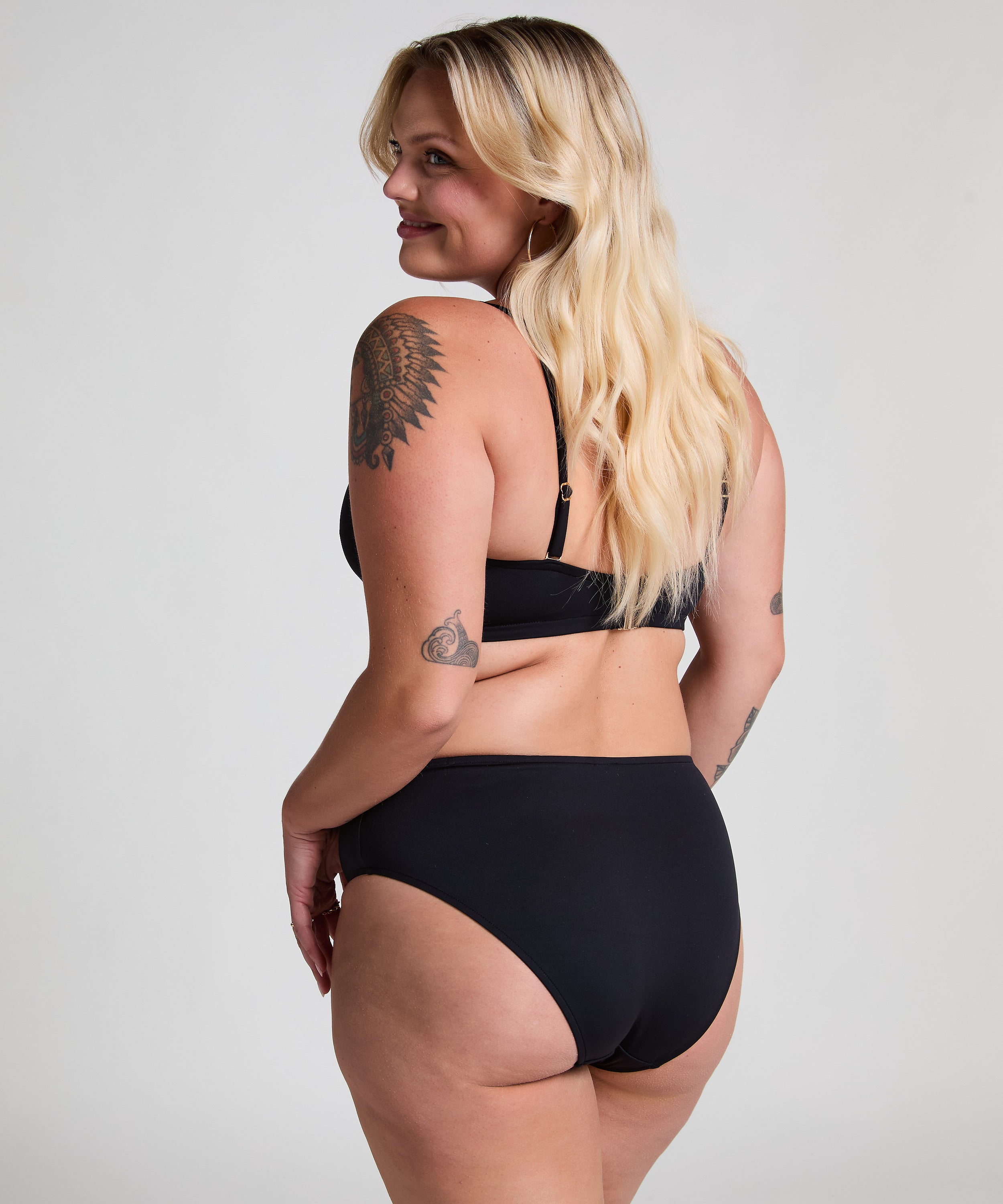 Neoprene-Bikiniunterteil Rio  - Schwarz