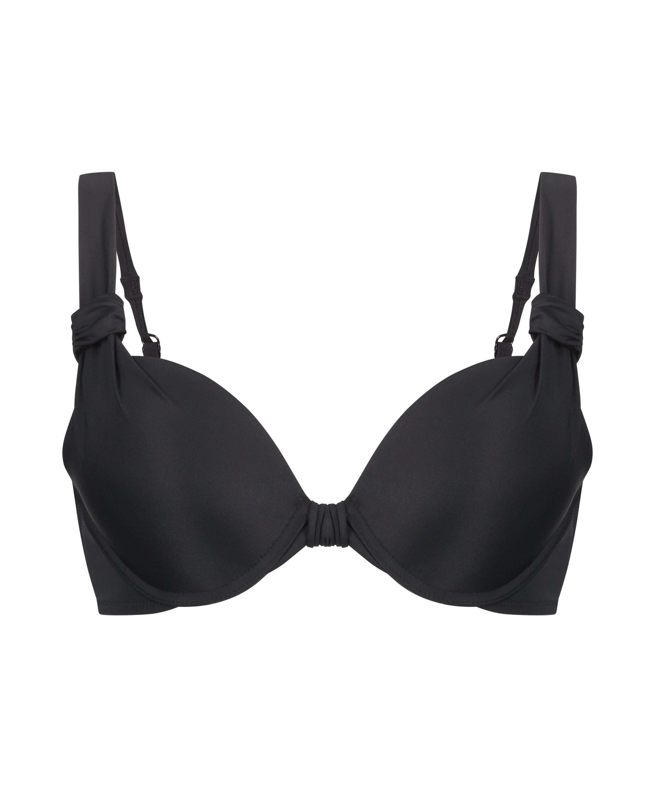 Vorgeformtes Bügel-Bikinitop Luxe Cup E +  - Schwarz