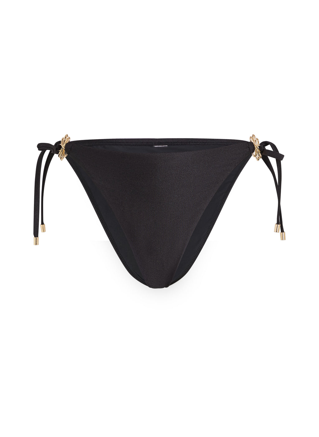 Bikini Slip mit hohem Beinausschnitt Yucatan  - Schwarz