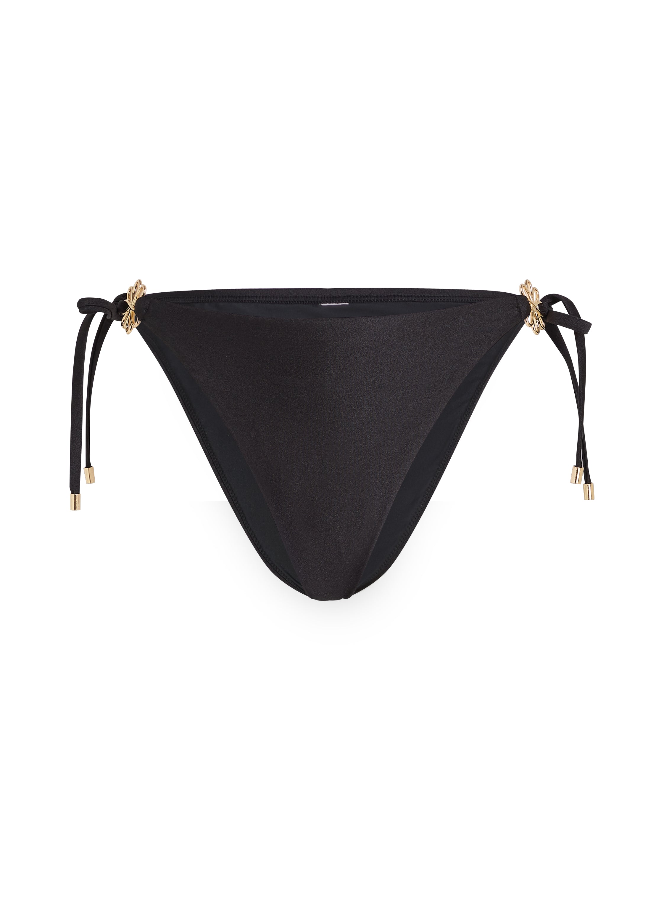 Bikini Slip mit hohem Beinausschnitt Yucatan  - Schwarz