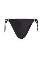 Bikini Slip mit hohem Beinausschnitt Yucatan  - Schwarz
