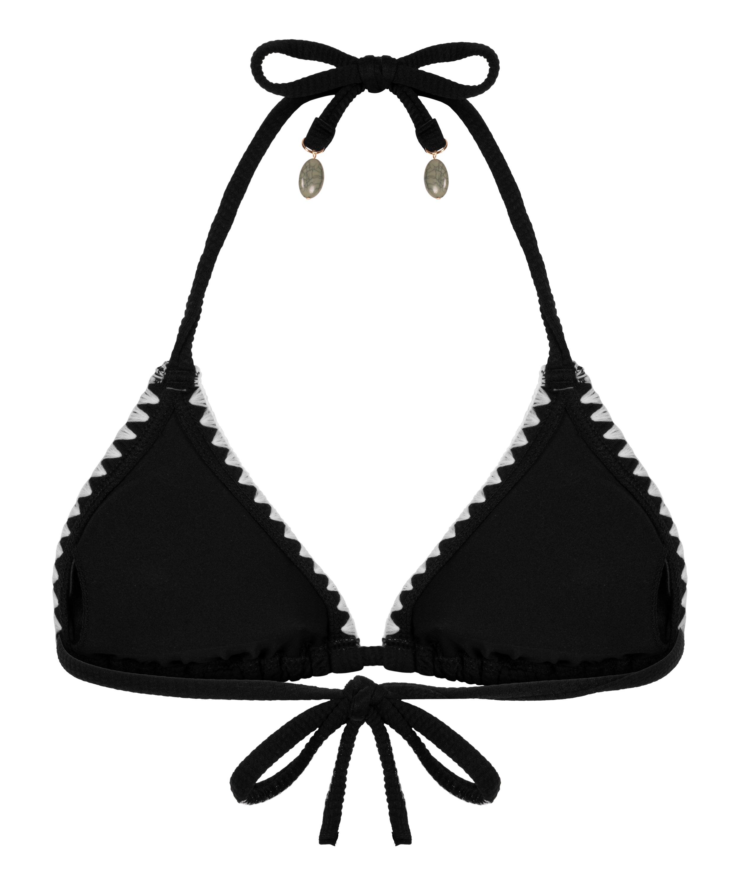 Triangel-Bikinioberteil Kenya  - Schwarz
