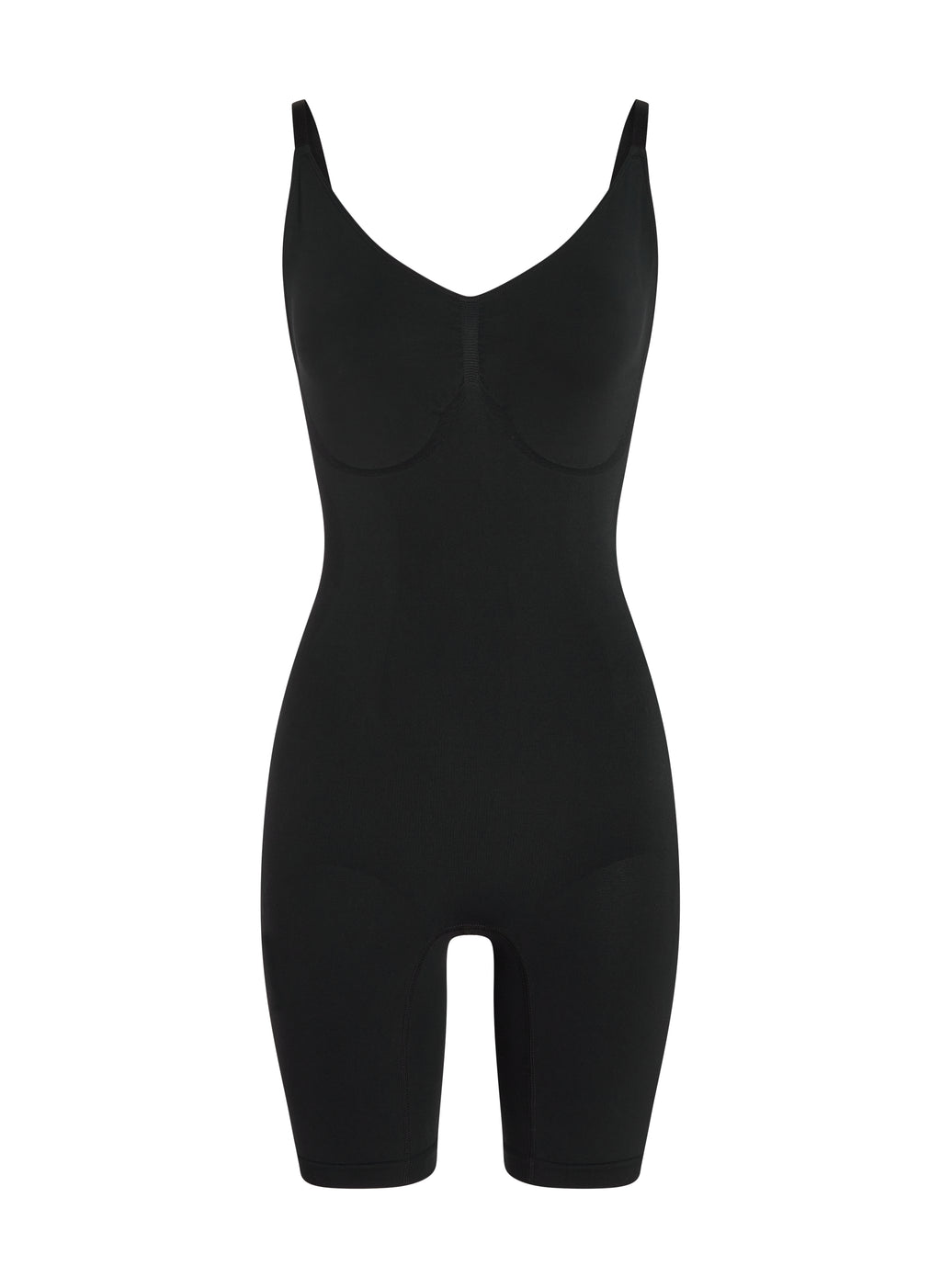 Nahtloser korrigierender Thigh Slimmer  - Schwarz
