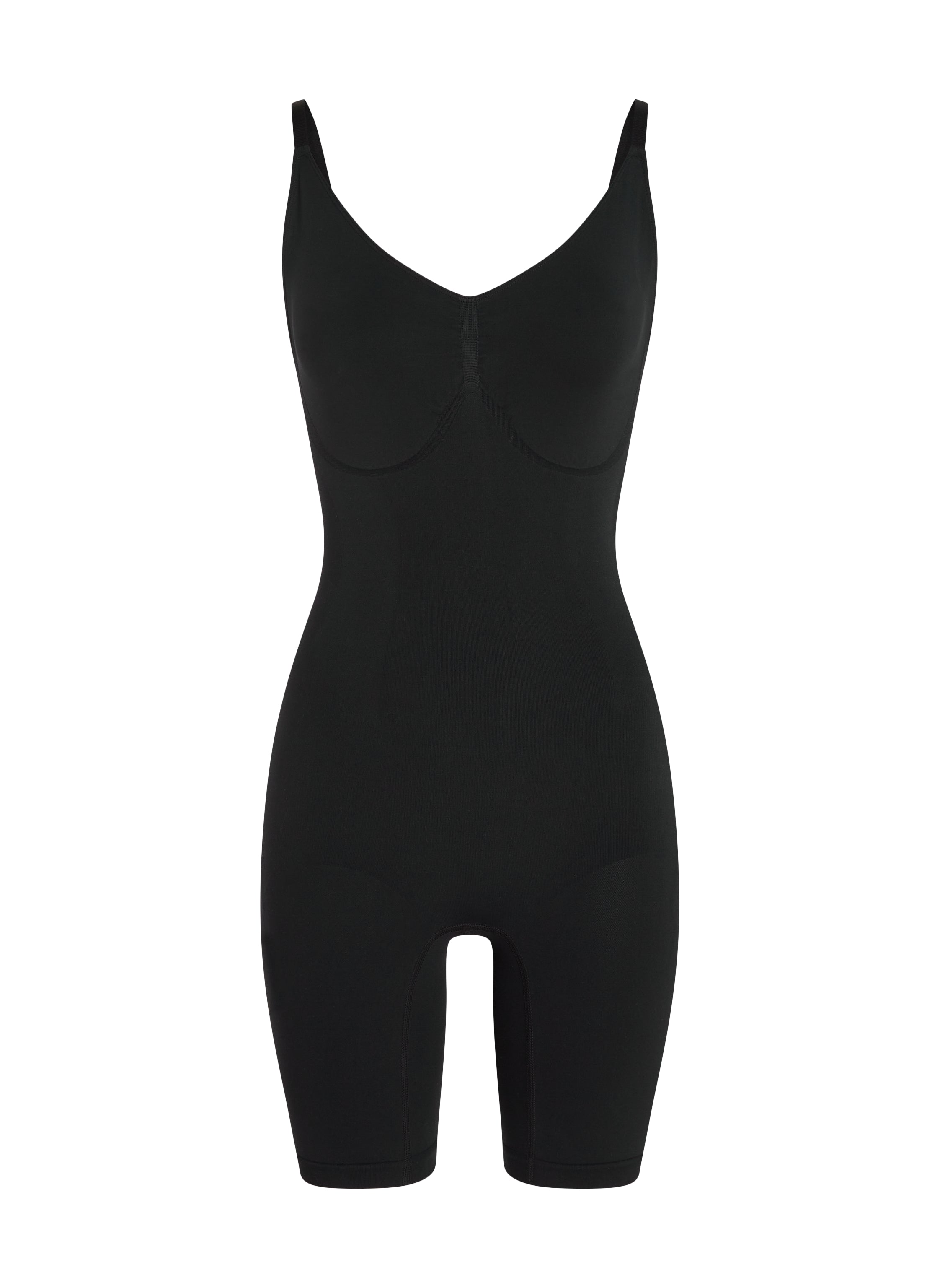 Nahtloser korrigierender Thigh Slimmer  - Schwarz