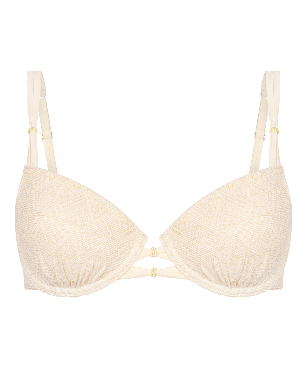 Crochet Bikini Top   - Weiß