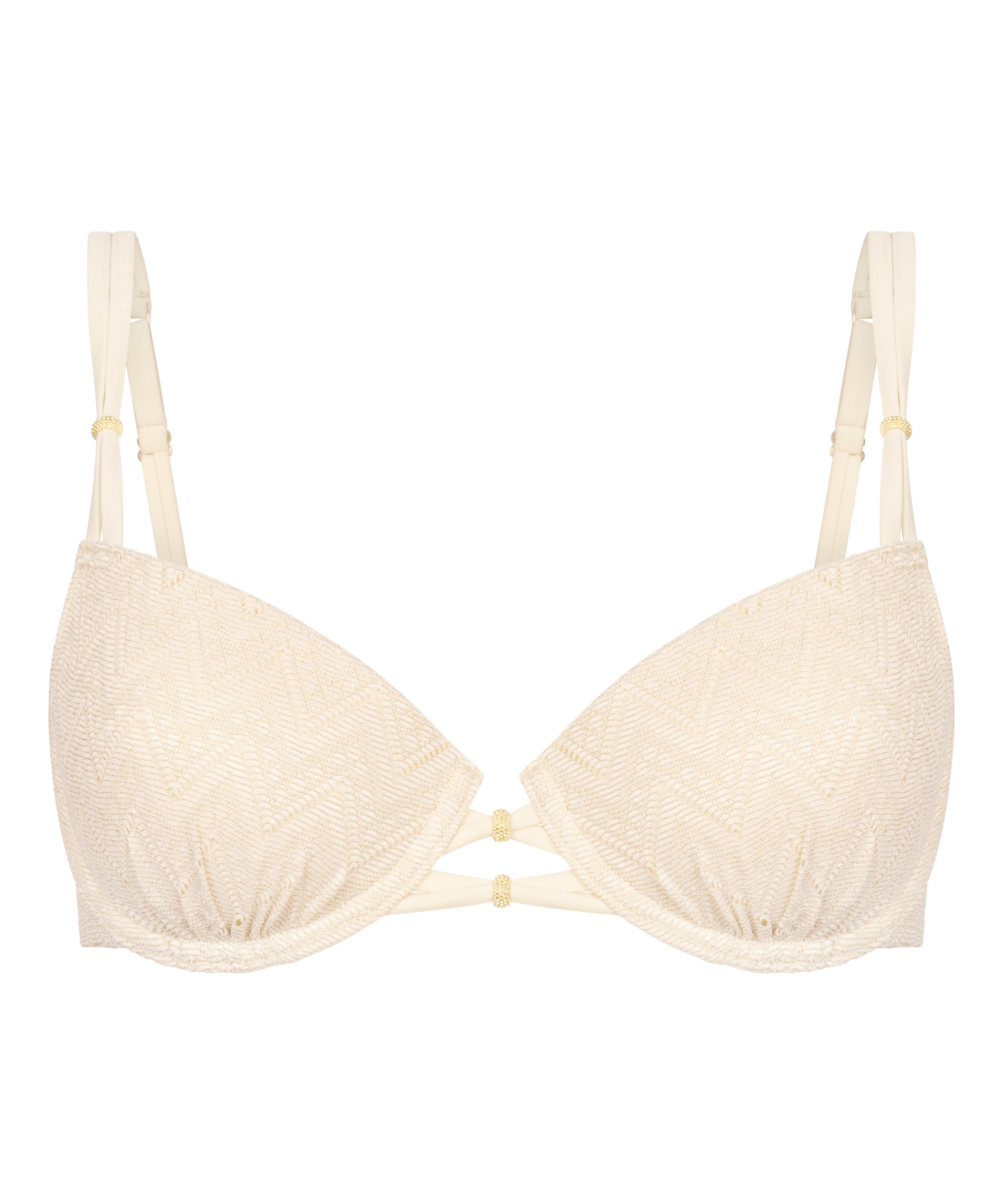 Crochet Bikini Top   - Weiß