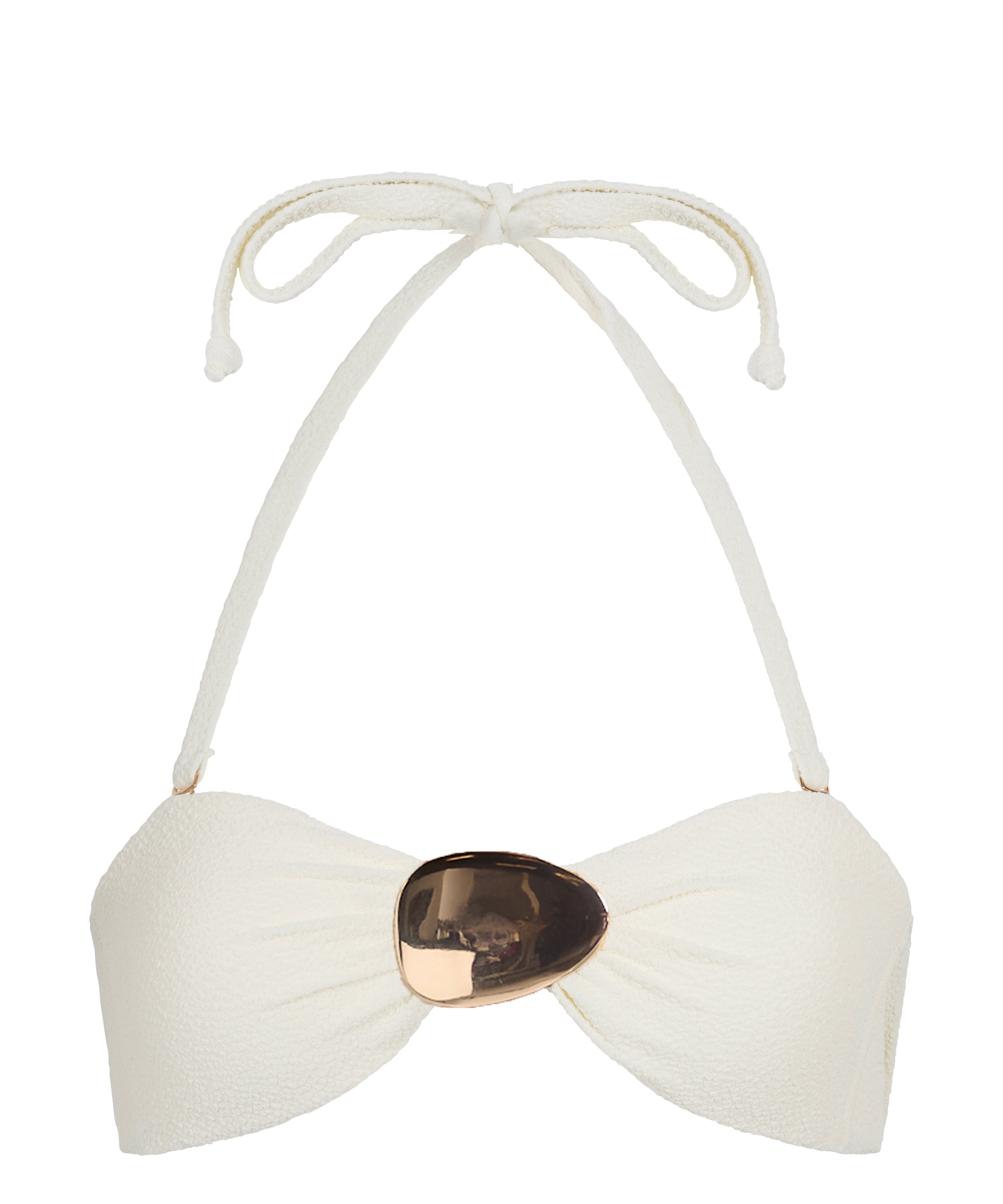 Cabo Bandeau-Bikini-Top  - Weiß