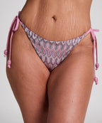 Bikiniunterteil mit hohem Beinausschnitt Cali  - Rosa