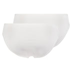 2er-Pack Slip Kim Cotton  - Weiß