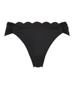 Bikini Slip Rio Scallop  - Schwarz