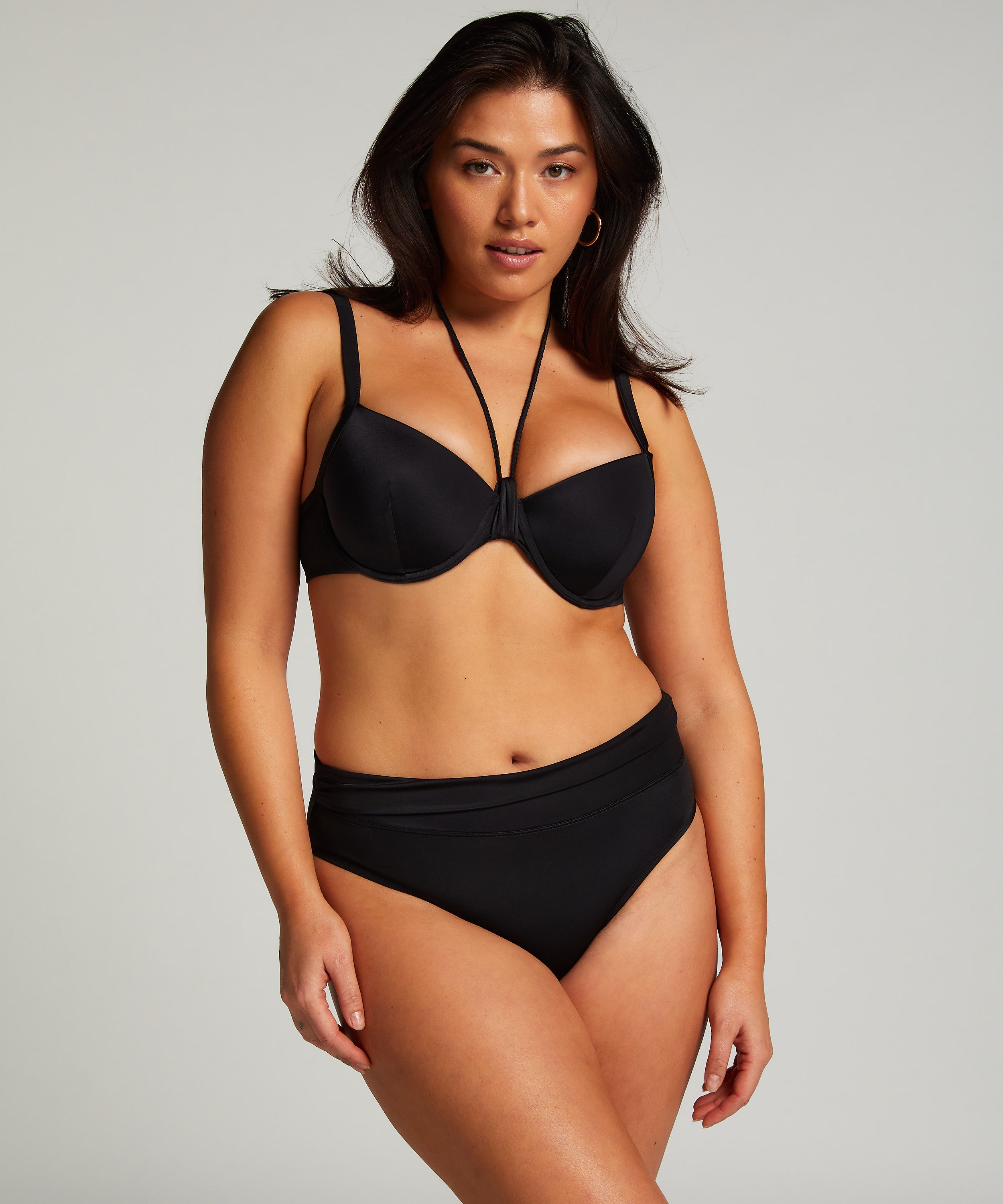 Vorgeformtes Bügel-Bikinioberteil Luxe  - Schwarz