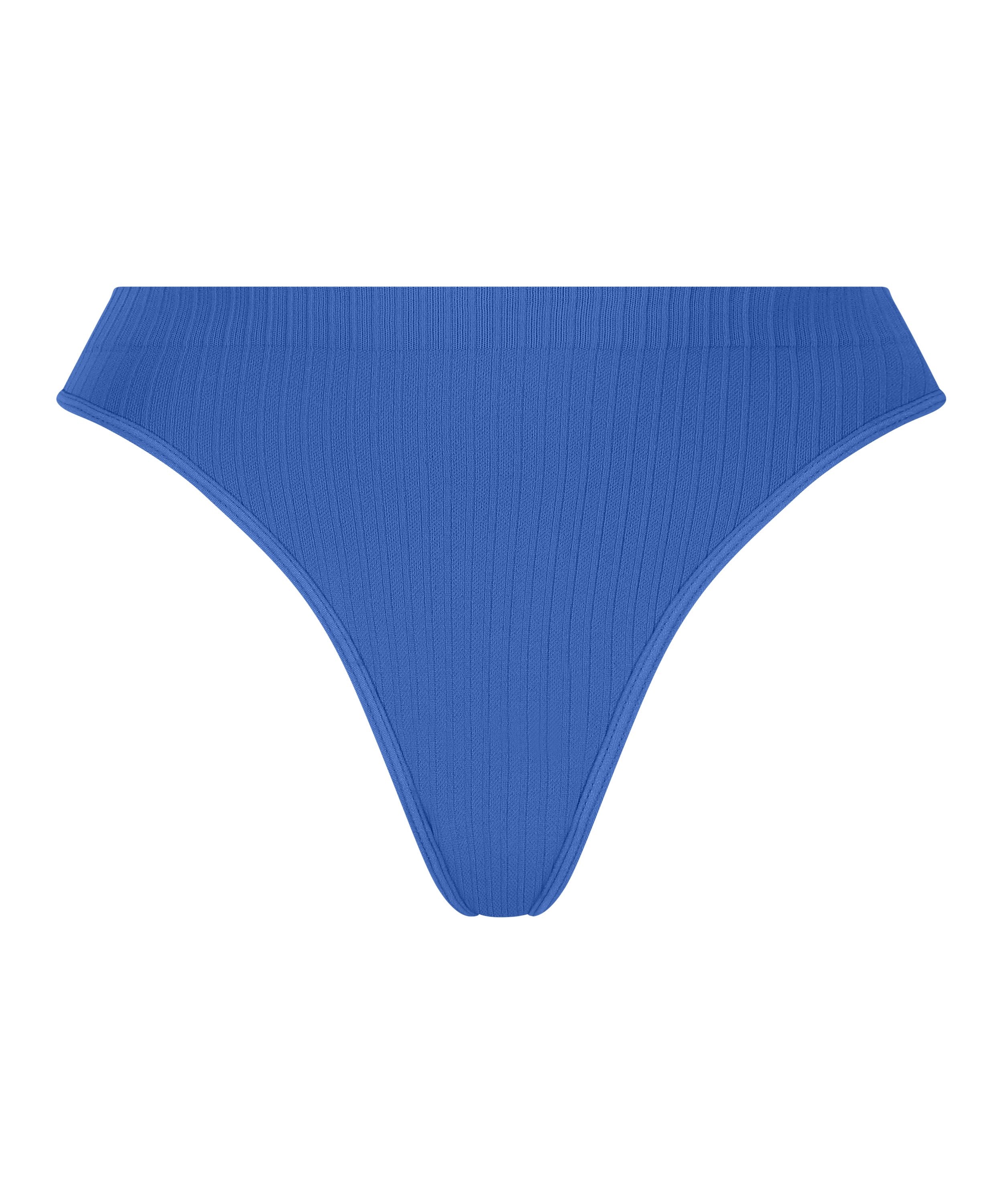 Hoch ausgeschnittener String Dianne  - Blau