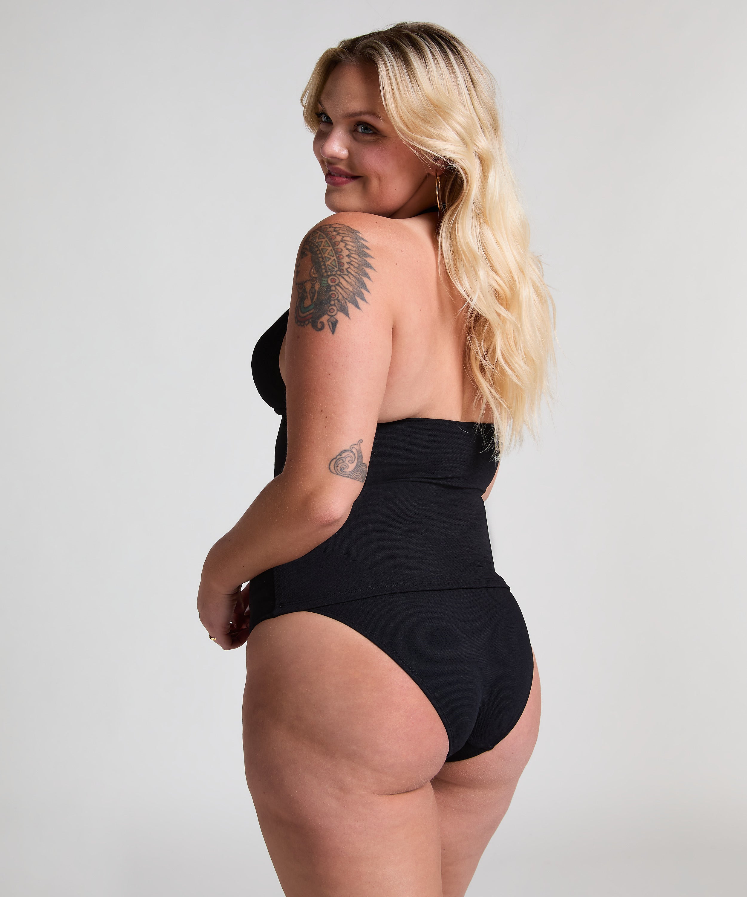 Shaping Tankini Holbox  - Schwarz