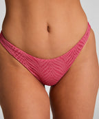 Lanai Bikiniunterteil mit hohem Beinausschnitt  - Rosa