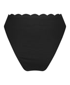 Bikini Slip Rio Scallop  - Schwarz