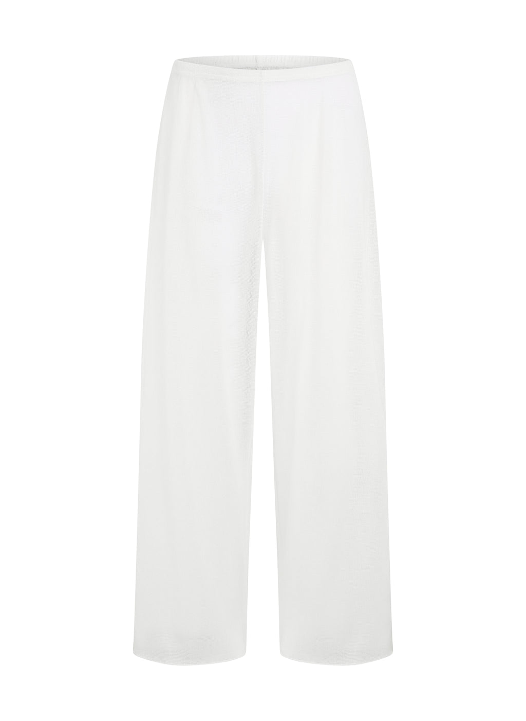 Strand-Strickhose  - Weiß
