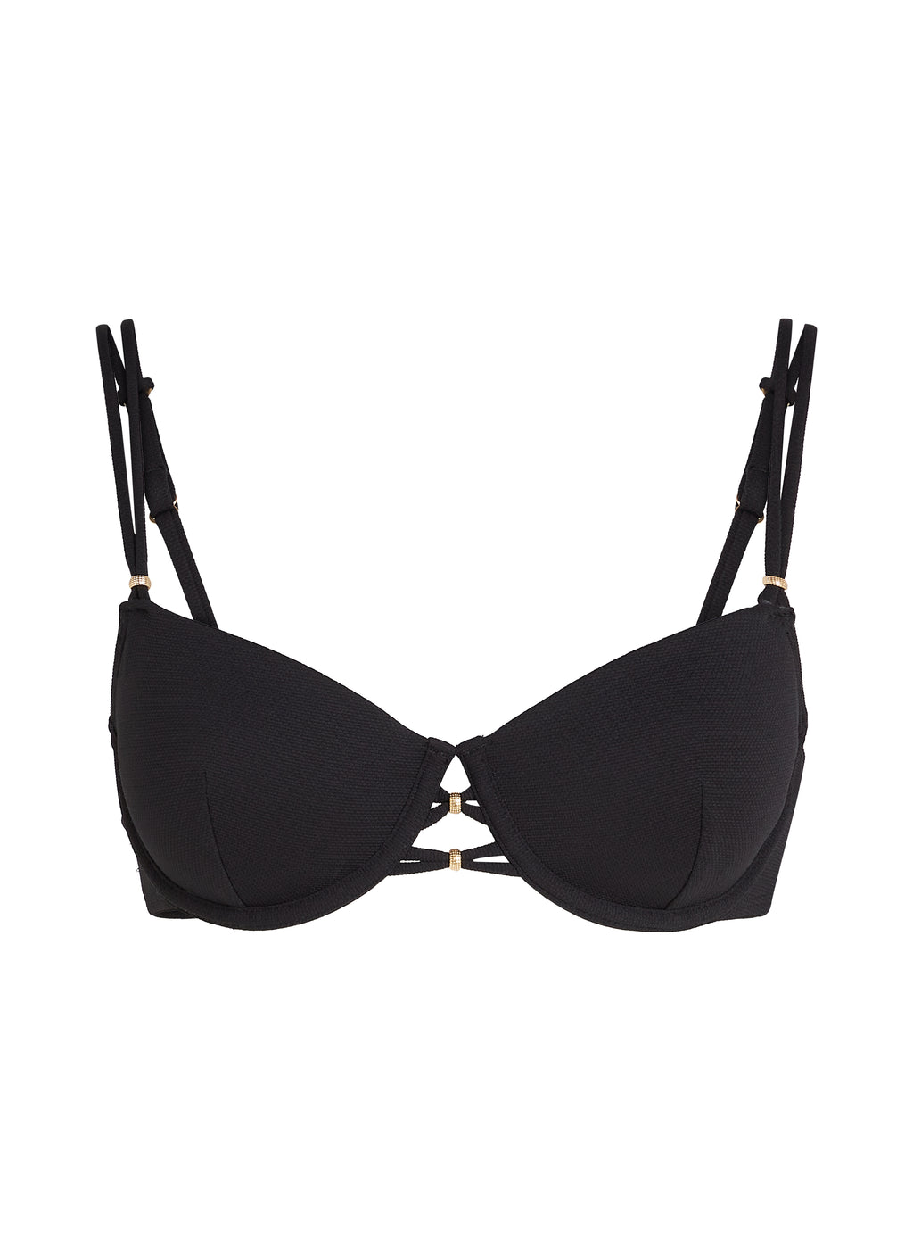 Bikini-Oberteil Holbox  - Schwarz