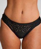 Boho Rio Bikinihose  - Schwarz