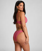 Lanai Bikiniunterteil mit hohem Beinausschnitt  - Rosa