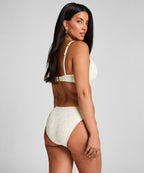 Crochet Bikini Top   - Weiß
