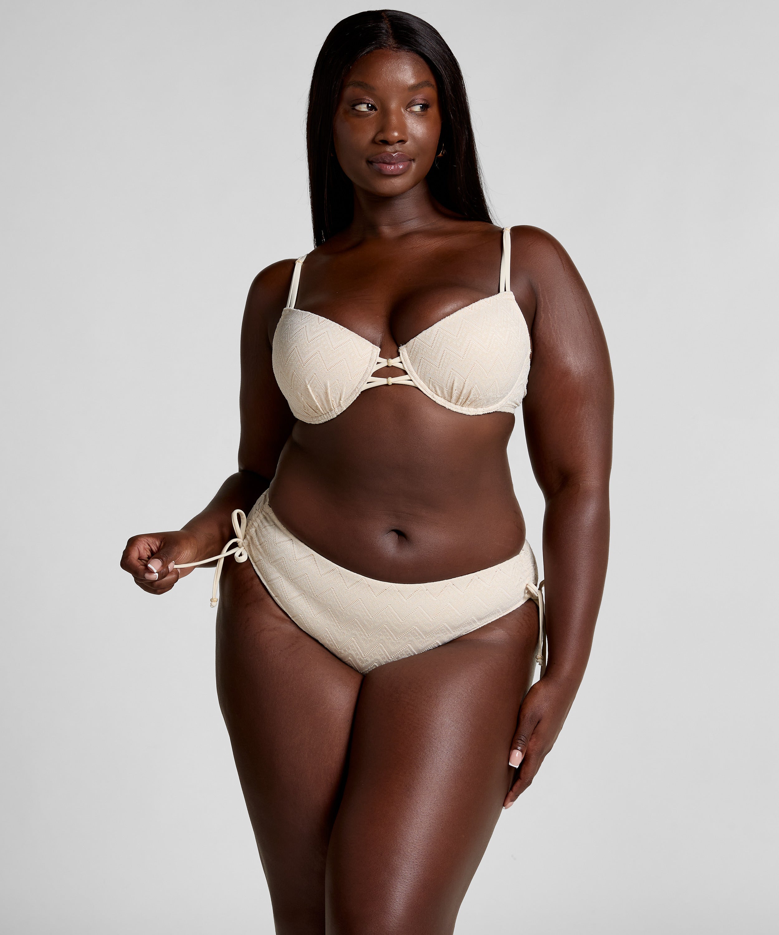 Crochet Bikini Top   - Weiß