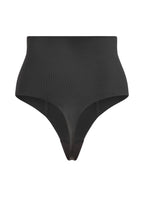 Formender Scuba-Tanga mit hoher Taille  - Schwarz