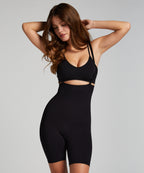 Nahtloser korrigierender Thigh Slimmer  - Schwarz