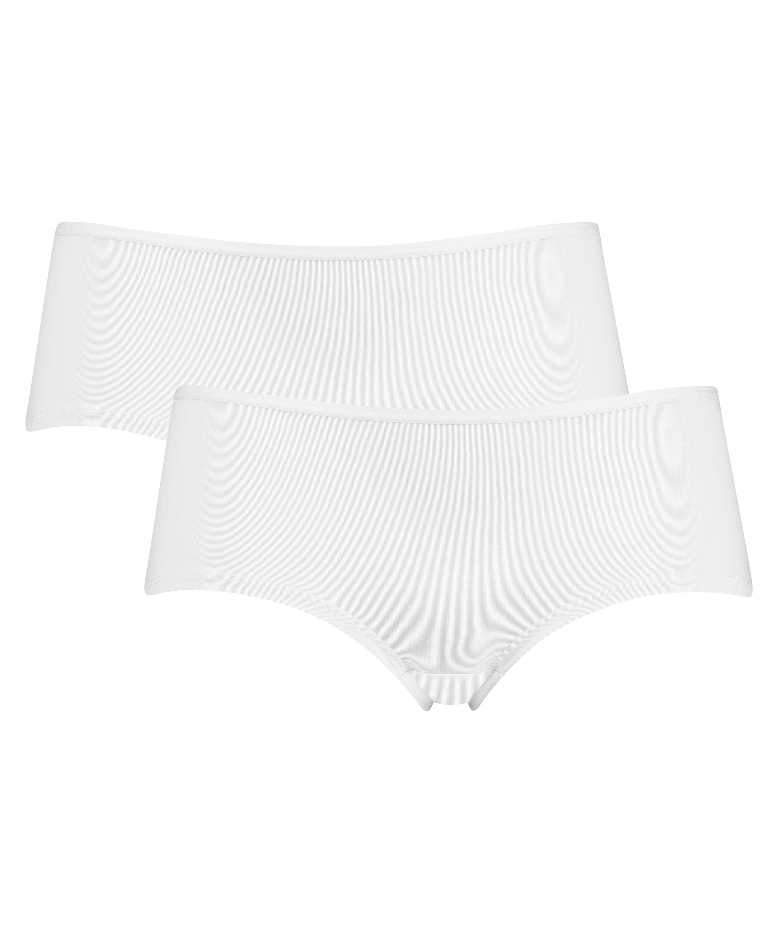 2-pack boxershorts Kim Cotton  - Weiß