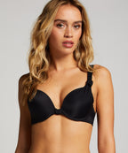Vorgeformtes Bügel-Bikinitop Luxe Cup E +  - Schwarz