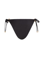 Bikini Slip mit hohem Beinausschnitt Yucatan  - Schwarz