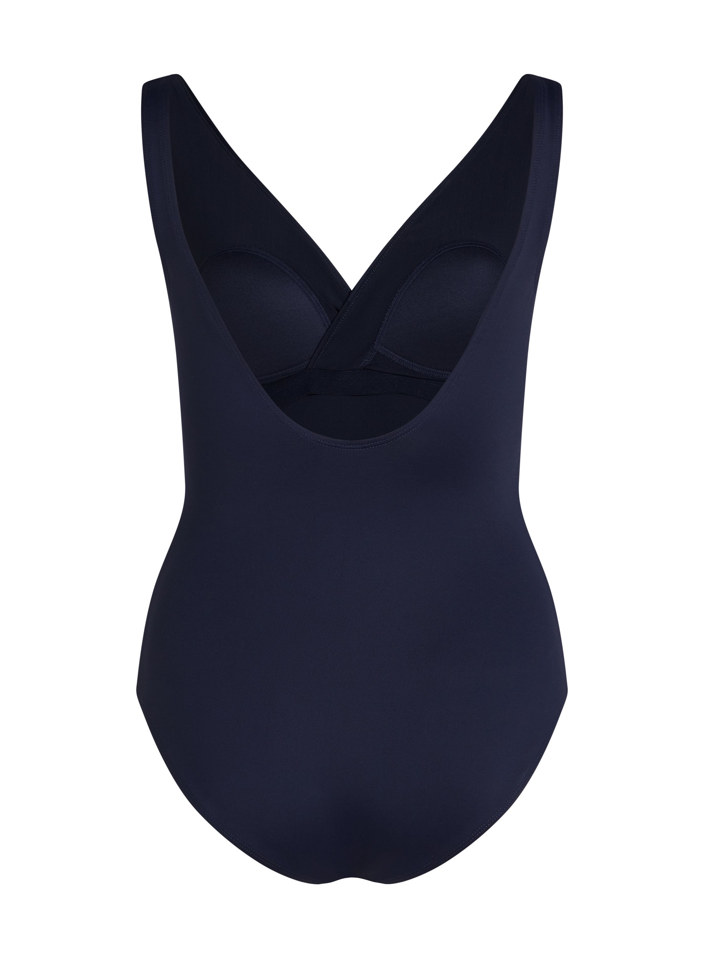 Badeanzug Shaping Shell Mesh  - Blau