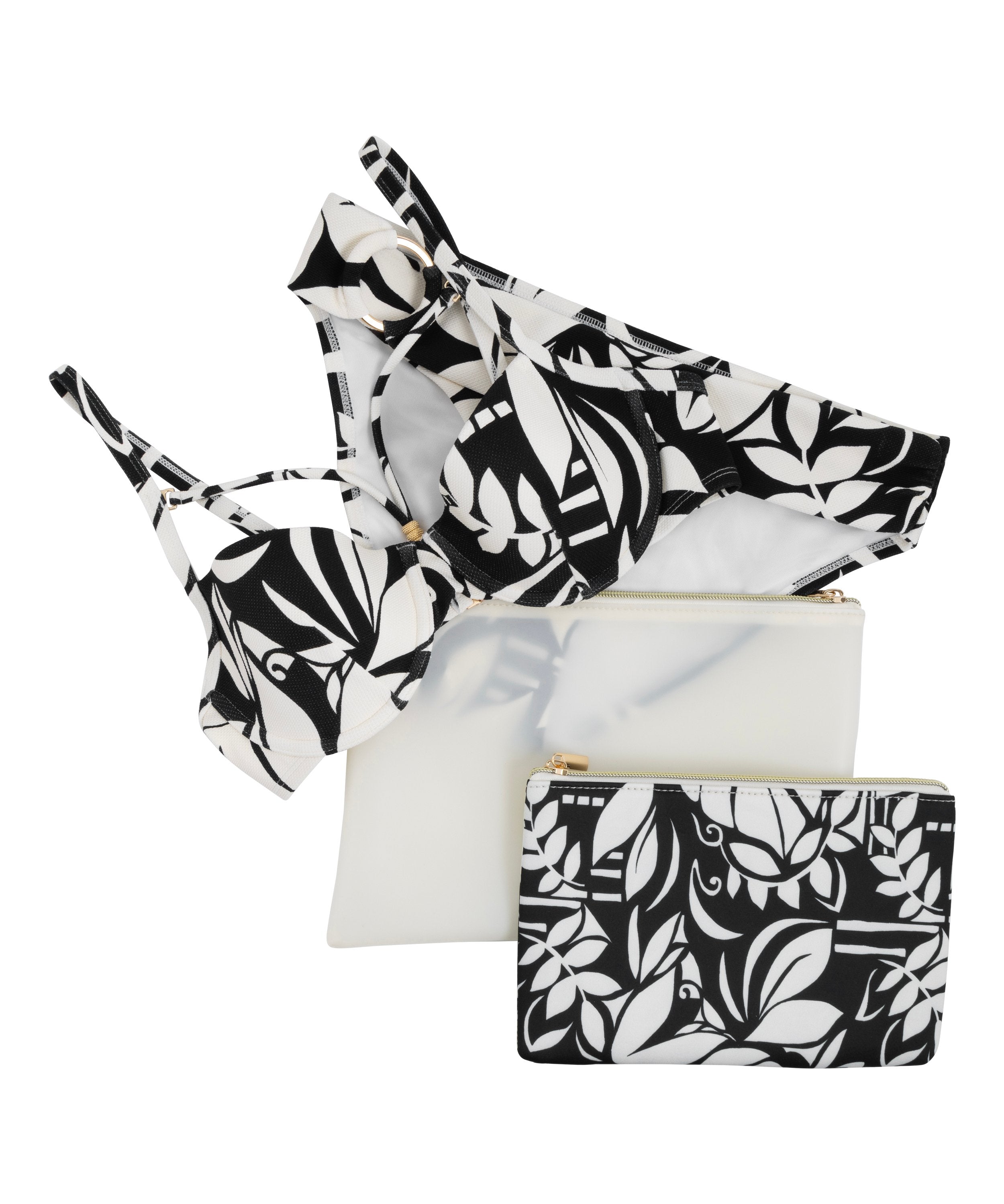 Bikini-Clutch  - Schwarz