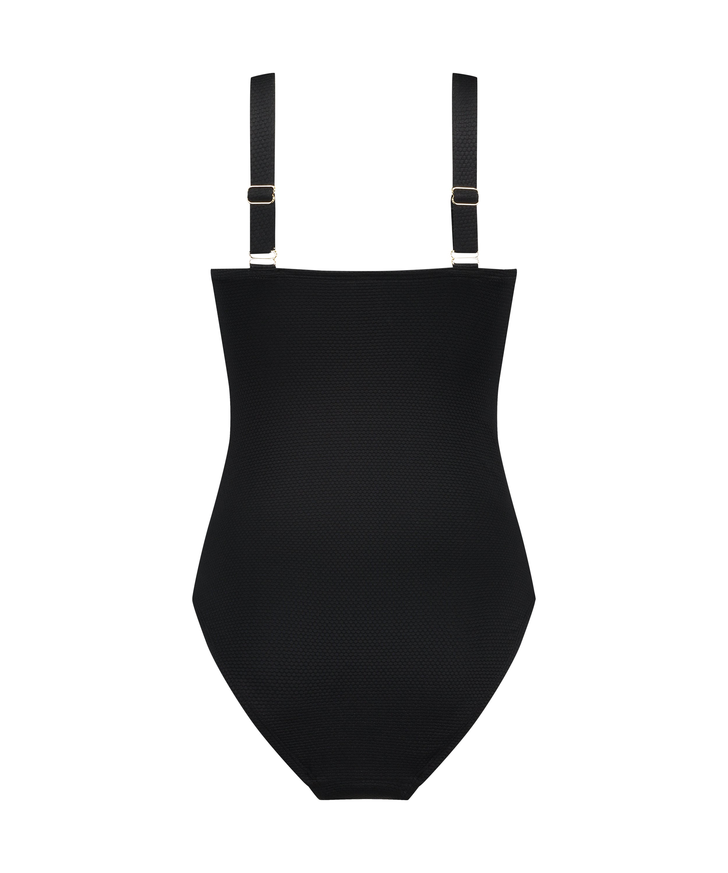 Badeanzug Scallop  - Schwarz