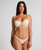 Bikini Slip Crochet  - Weiß