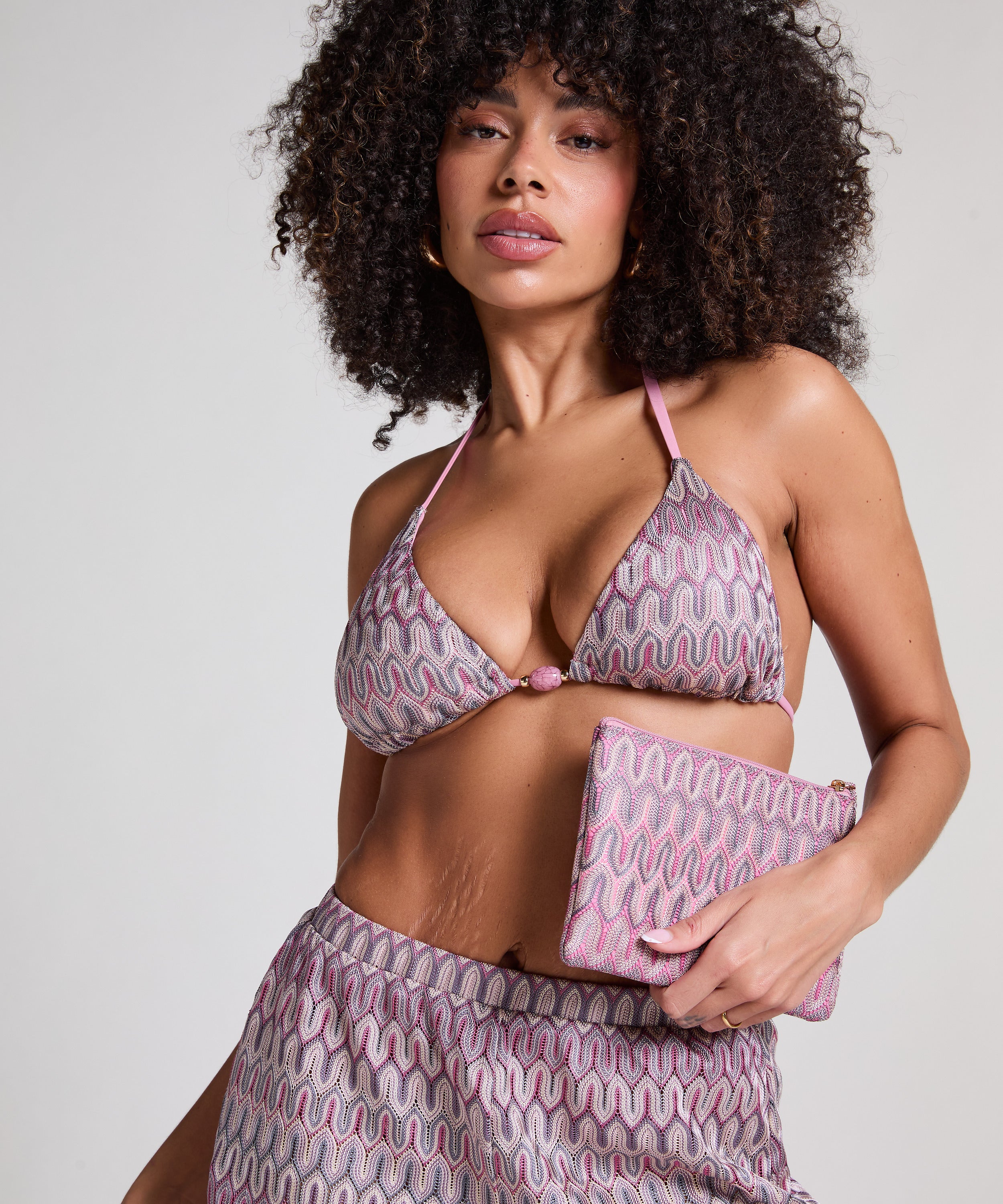 Cali Bikini Clutch  - Rosa