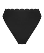Bikini Slip Rio Scallop  - Schwarz