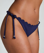 Bikinihose Scallop  - Blau