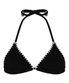 Triangel-Bikinioberteil Kenya  - Schwarz