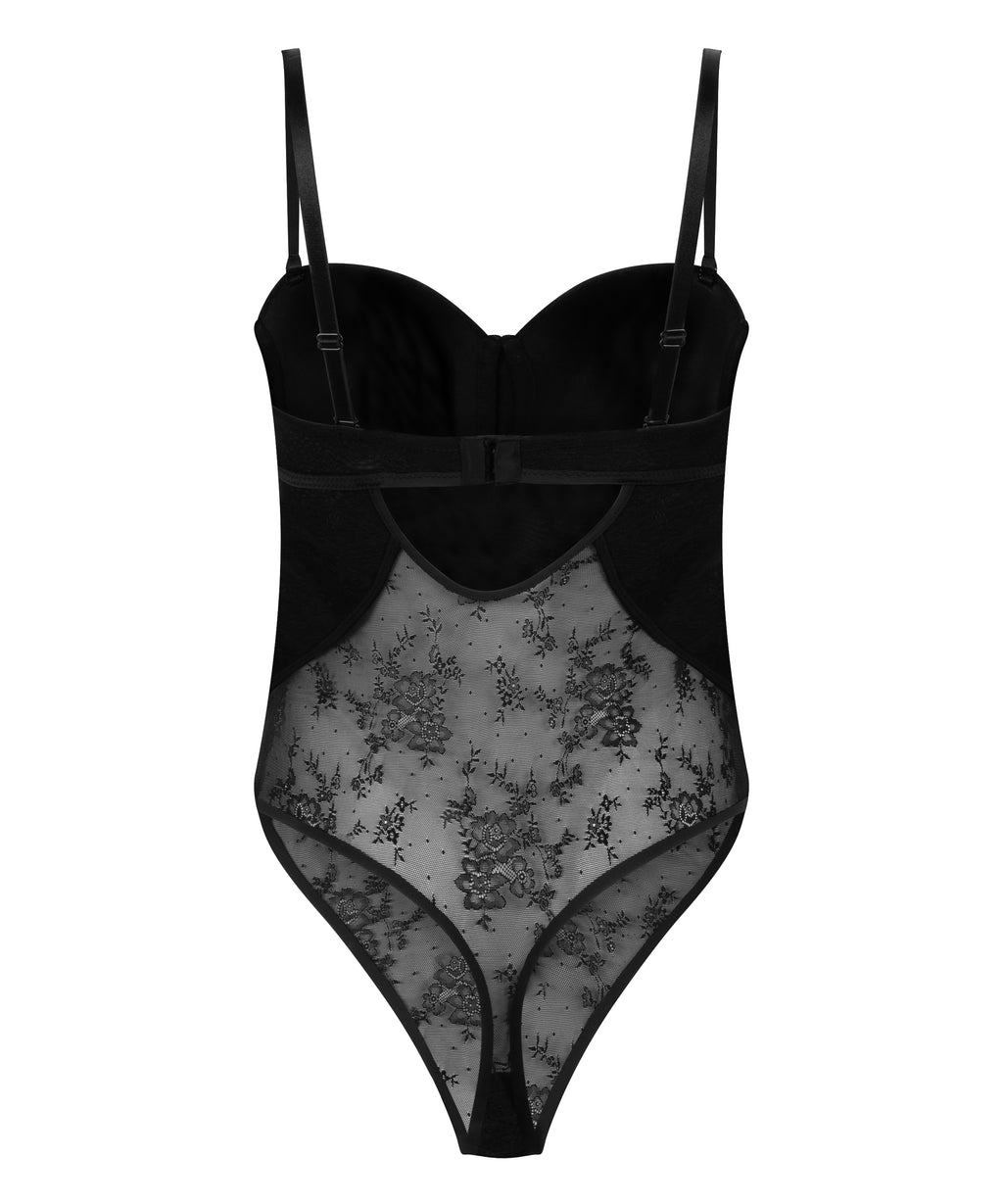 Shaping Body mit Spitze  - Schwarz