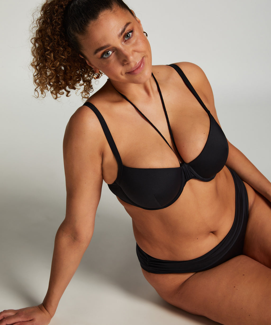 Bikini Slip Rio Luxe  - Schwarz