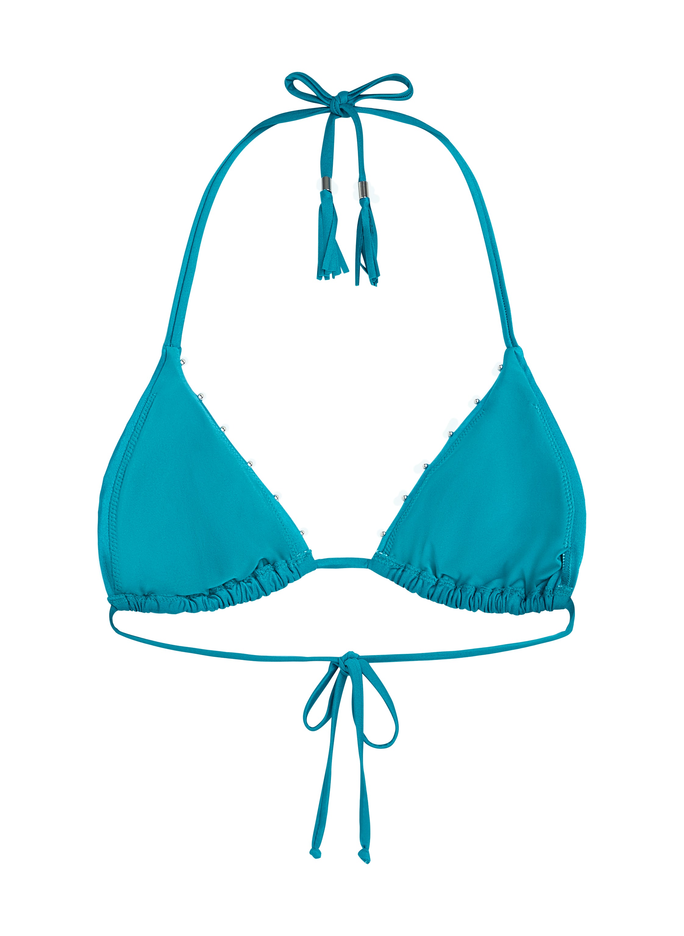 Triangel-Bikini-Top Aqua  - Blau