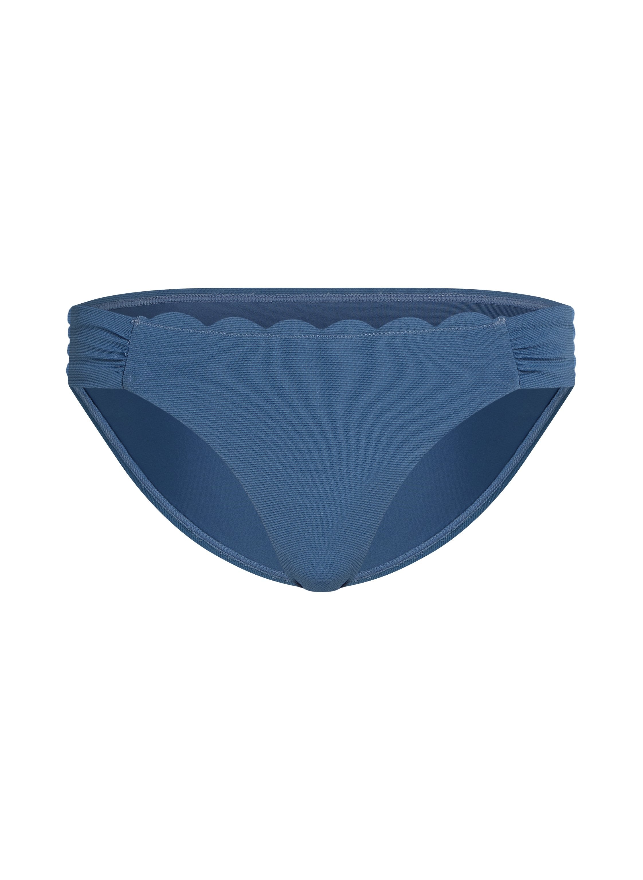 Bikini Slip Rio Scallop  - Blau