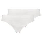 2er-Pack Slip Kim Cotton  - Weiß