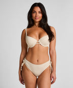Crochet Bikini Top   - Weiß
