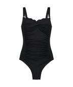 Badeanzug Scallop  - Schwarz
