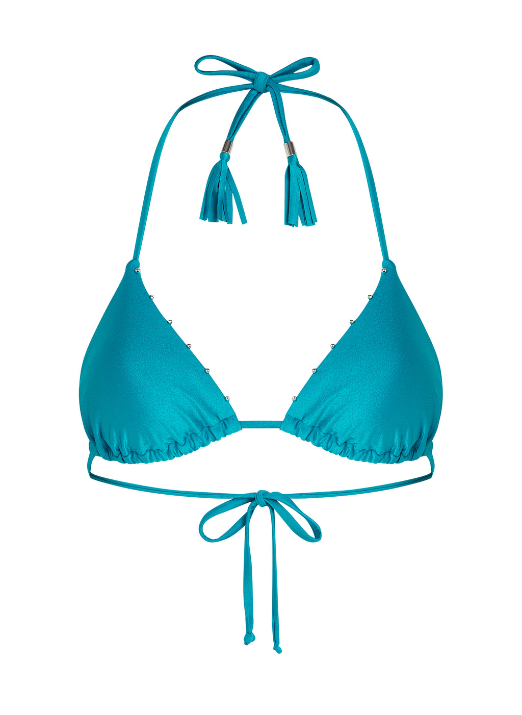 Triangel-Bikini-Top Aqua  - Blau