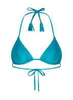 Triangel-Bikini-Top Aqua  - Blau
