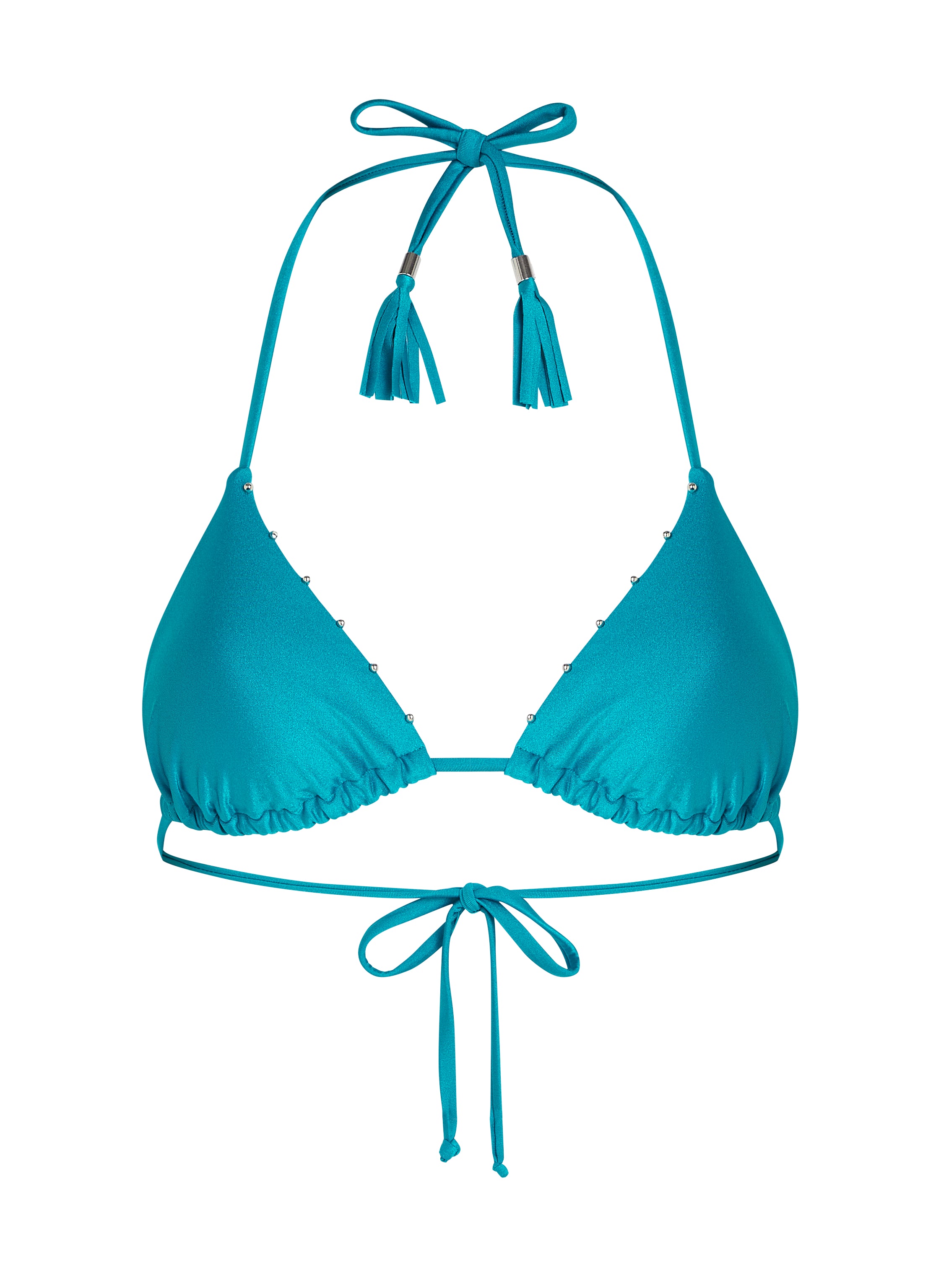 Triangel-Bikini-Top Aqua  - Blau